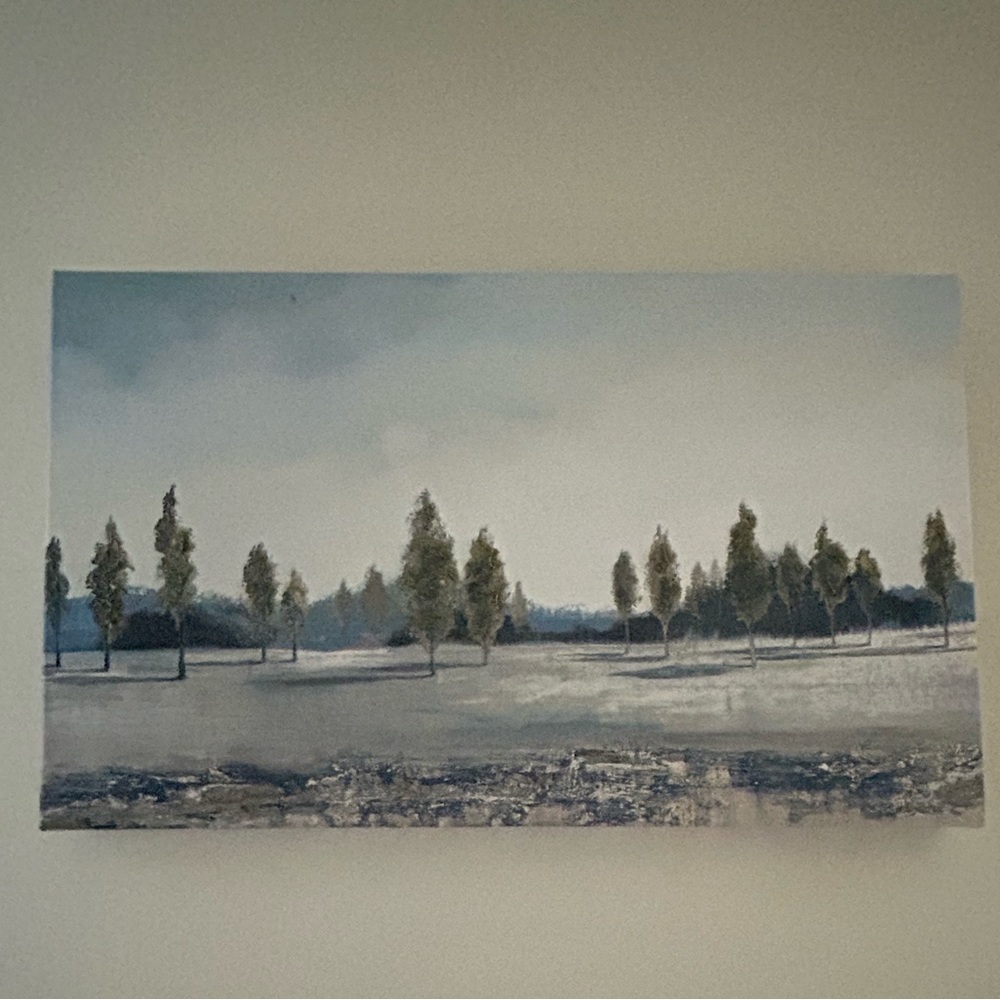Winter wall decor canvas